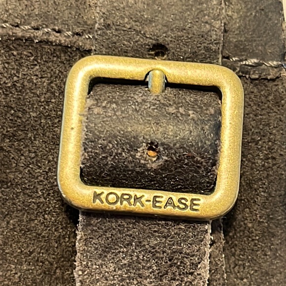 Kork-Ease Madelena Taupe Gray Ankle Booties, Back Zip, Size 7 M, Distressed - Picture 9 of 12